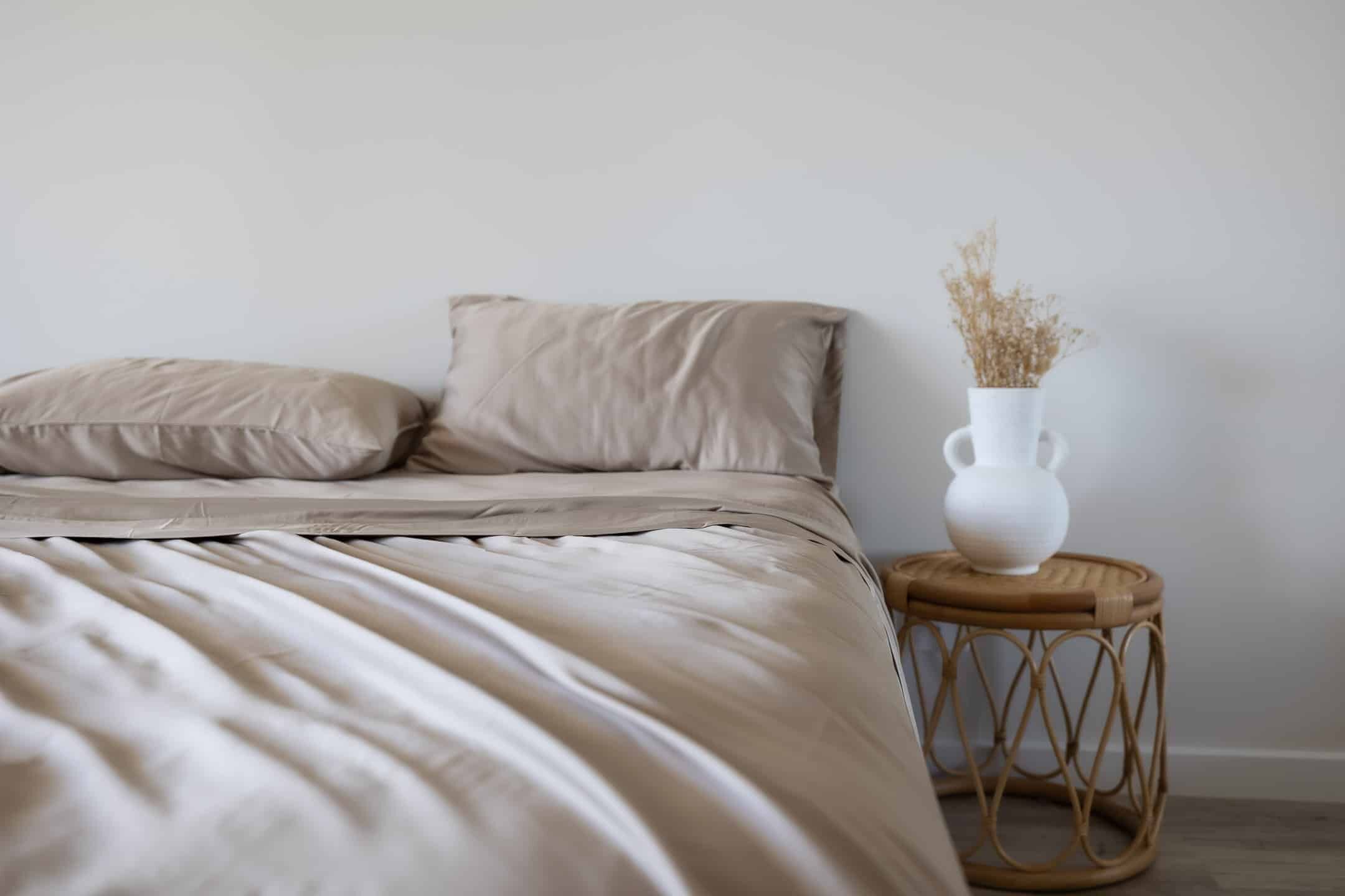 Organic Bamboo Lyocell Sheet Set Biscuit - Image 2